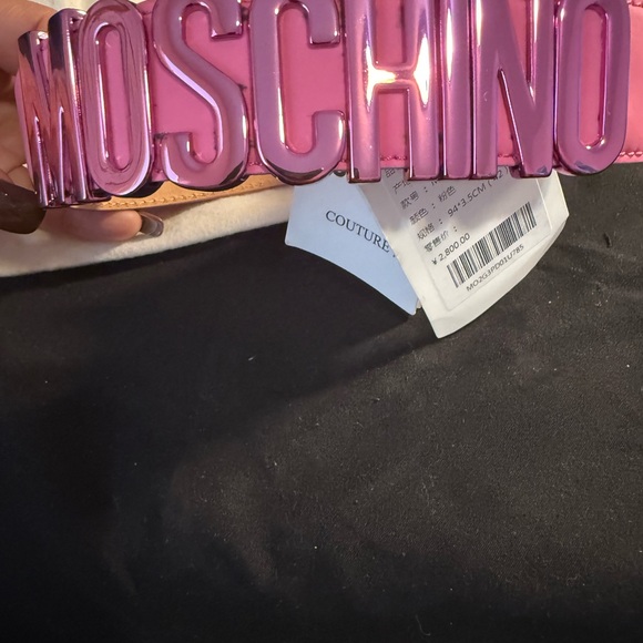 Moschino Couture Pink Belt - Picture 2 of 7